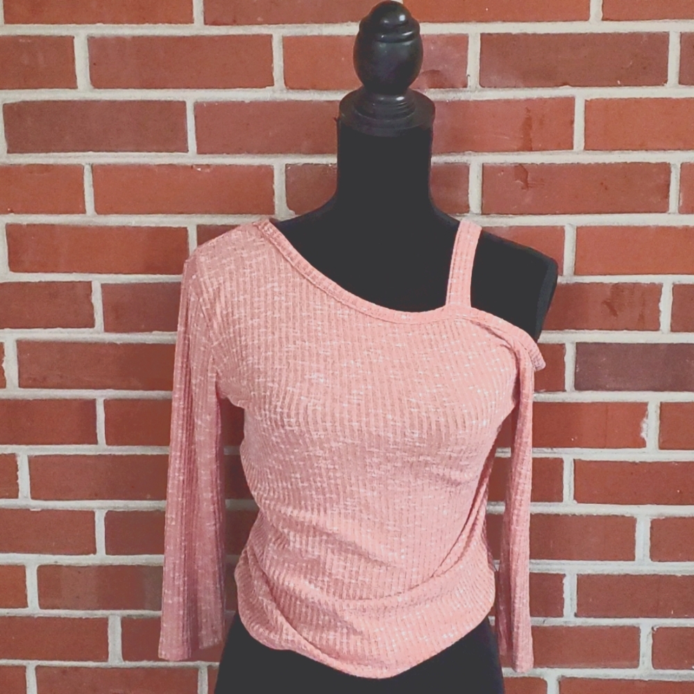 No Boundaries Off Shoulder Orange Top